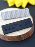 Kavove  Silver & Black Triple Magnet Badge Holder (44x13mm)
