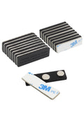 Kavove  Silver & Black Triple Magnet Badge Holder (44x13mm)