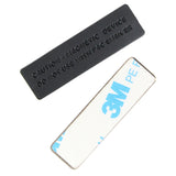 Kavove  Silver & Black Triple Magnet Badge Holder (44x13mm)
