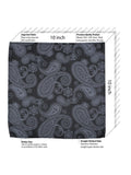 Kavove Paisley Black Cummerbund Gift Set