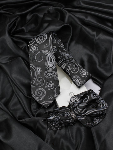 Neck Tie and Pocket Square Set for Men