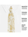 Neck Tie and Pocket Square Set for Men