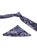 Neck Tie and Pocket Square Set for Men