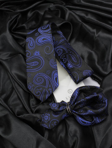 Neck Tie and Pocket Square Set for Men