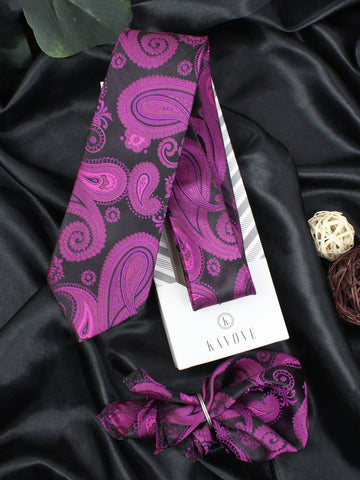 Neck Tie and Pocket Square Set for Men