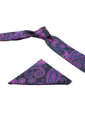 Neck Tie and Pocket Square Set for Men