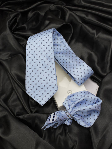 Neck Tie and Pocket Square Set for Men