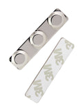 Kavove  Silver Triple Magnet Badge Holder (60x14.5mm)