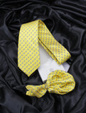 Neck Tie and Pocket Square Set for Men