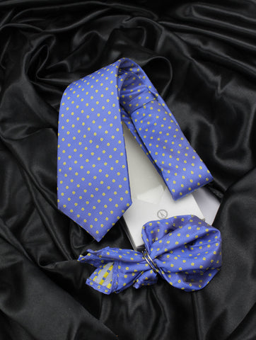Neck Tie and Pocket Square Set for Men