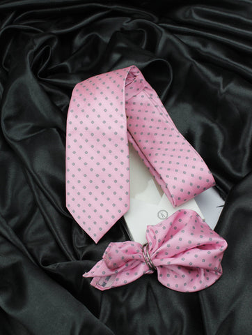 Neck Tie and Pocket Square Set for Men
