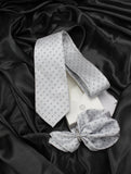 Neck Tie and Pocket Square Set for Men