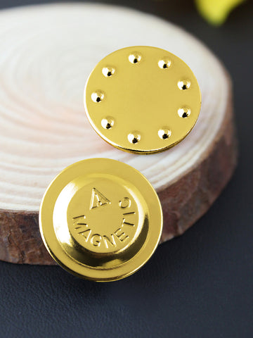 Kavove  Golden Single Magnet Badge Holder (17x17mm)