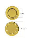 Kavove  Golden Single Magnet Badge Holder (17x17mm)