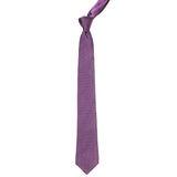 Kovove The Elegant Self Checkered Purple Necktie For Men