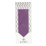 Kovove The Elegant Self Checkered Purple Necktie For Men