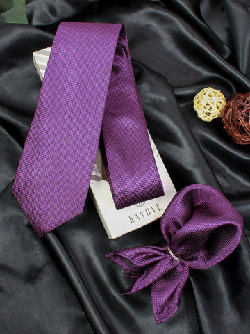 Neck Tie and Pocket Square Set for Men