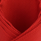 Kovove The Elegant Self Checkered Cherry Red Pocket Square For Men