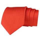 Kovove The Elegant Self Checkered Cherry Red Necktie For Men