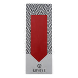 Kovove The Elegant Self Checkered Cherry Red Necktie For Men