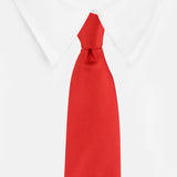 Kovove The Elegant Self Checkered Cherry Red Necktie For Men