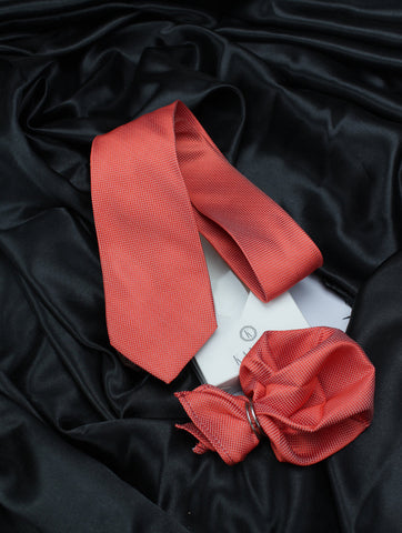 Neck Tie and Pocket Square Set for Men