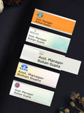 Kavove  Silver Aluminium Name Badge (70x25.33mm)