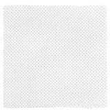 Kovove The Abstract Dash Line White Pocket Square For Men