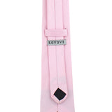 Kovove Pink Checkered Neck Tie For Men