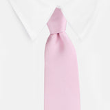 Kovove Pink Checkered Neck Tie For Men