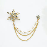 Kavove The Stone Star Golden Colour Brooch
