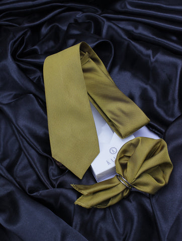 Neck Tie and Pocket Square Set for Men