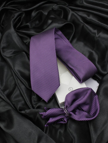 Neck Tie and Pocket Square Set for Men