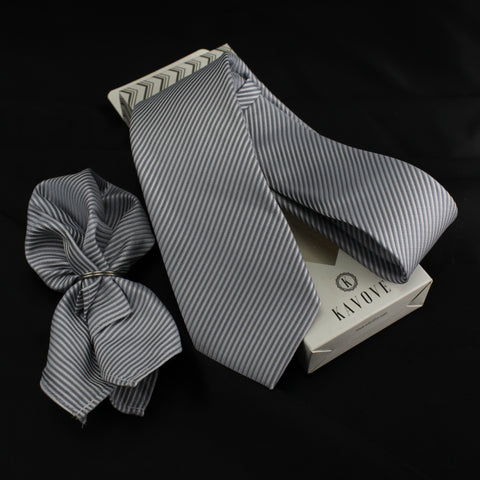 Neck Tie and Pocket Square Set for Men