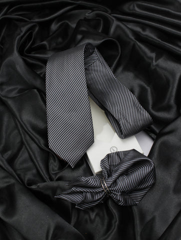 Neck Tie and Pocket Square Set for Men