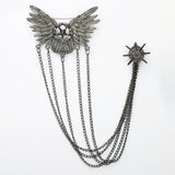 Kavove The Star Wings Silver Colour Brooch