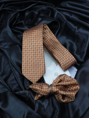 Neck Tie and Pocket Square Set for Men