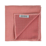 Kovove The Essentials Checkered Maroon Pocket Square For Men