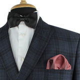 Kovove The Essentials Checkered Maroon Pocket Square For Men