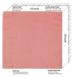 Kovove The Essentials Checkered Maroon Pocket Square For Men