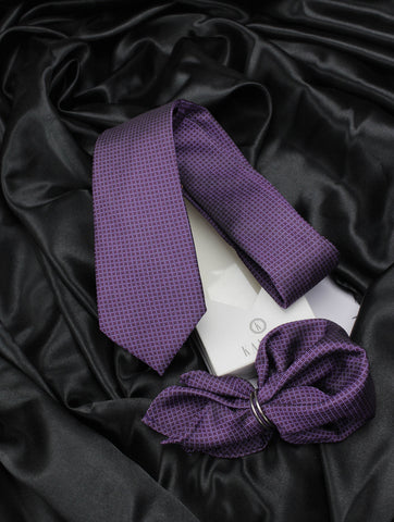 Neck Tie and Pocket Square Set for Men