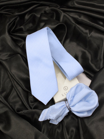 Neck Tie and Pocket Square Set for Men