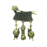 Kavove The Cozy Clasp Golden Colour Brooch