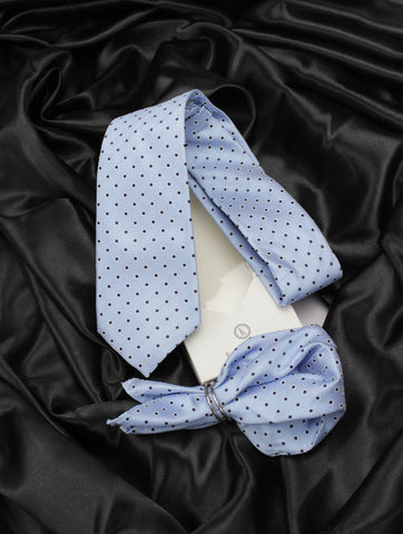 Neck Tie and Pocket Square Set for Men