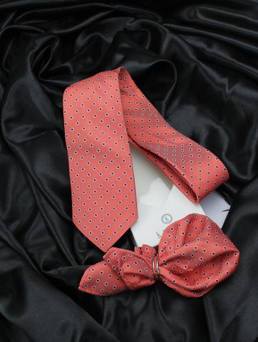 Neck Tie and Pocket Square Set for Men