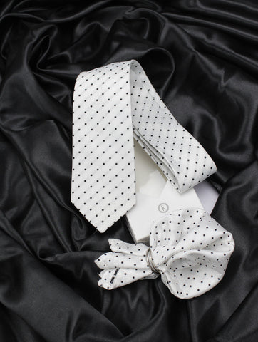 Neck Tie and Pocket Square Set for Men