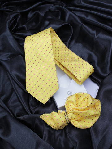 Neck Tie and Pocket Square Set for Men