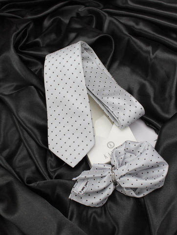 Neck Tie and Pocket Square Set for Men