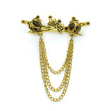 Kavove The King Golden Colour Brooch