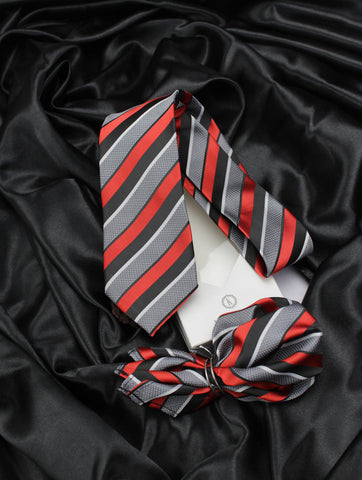 Neck Tie and Pocket Square Set for Men
